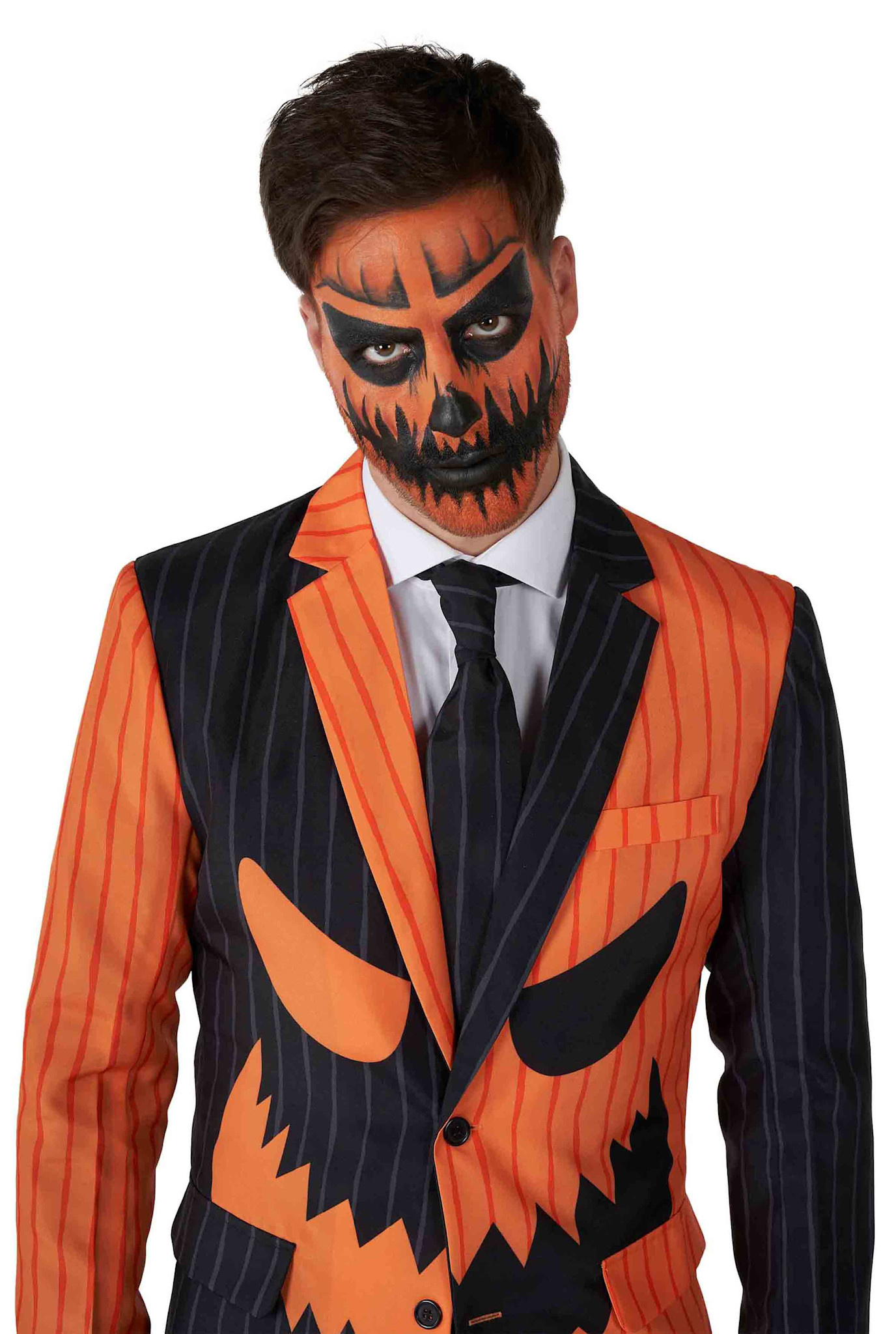 Suitmeister Jack-O Pinstripe Black kostuum Suitmeister