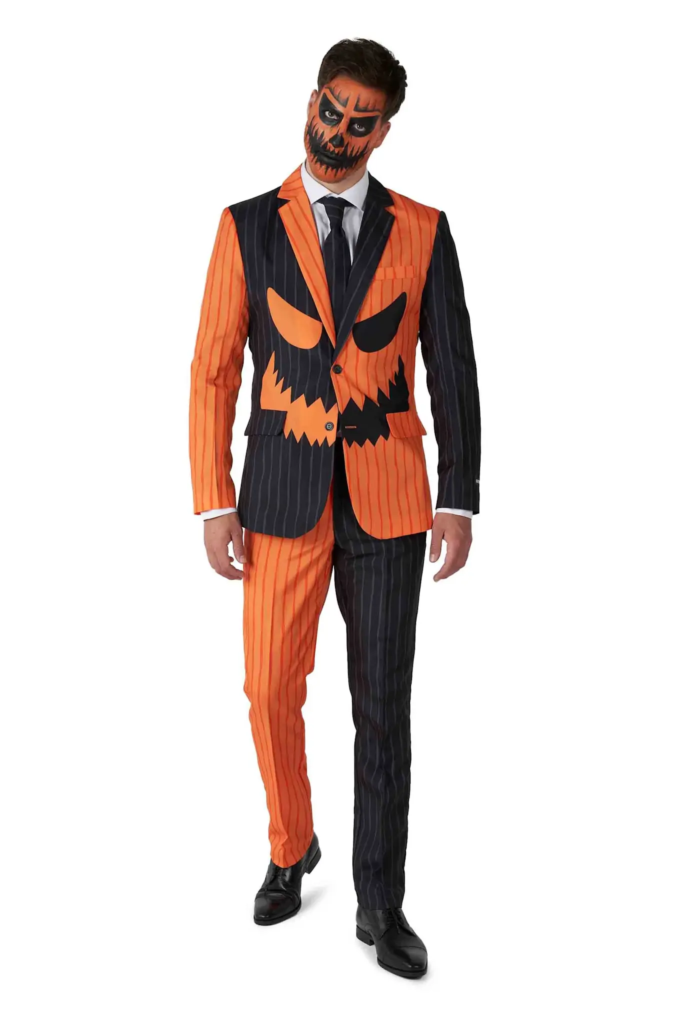 Suitmeister Jack-O Pinstripe Black kostuum Suitmeister