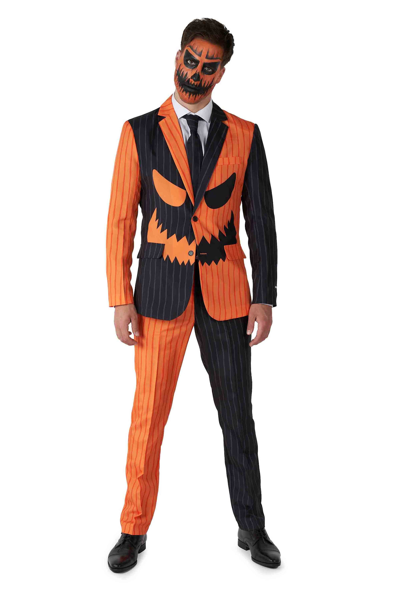 Suitmeister Jack-O Pinstripe Black kostuum Suitmeister