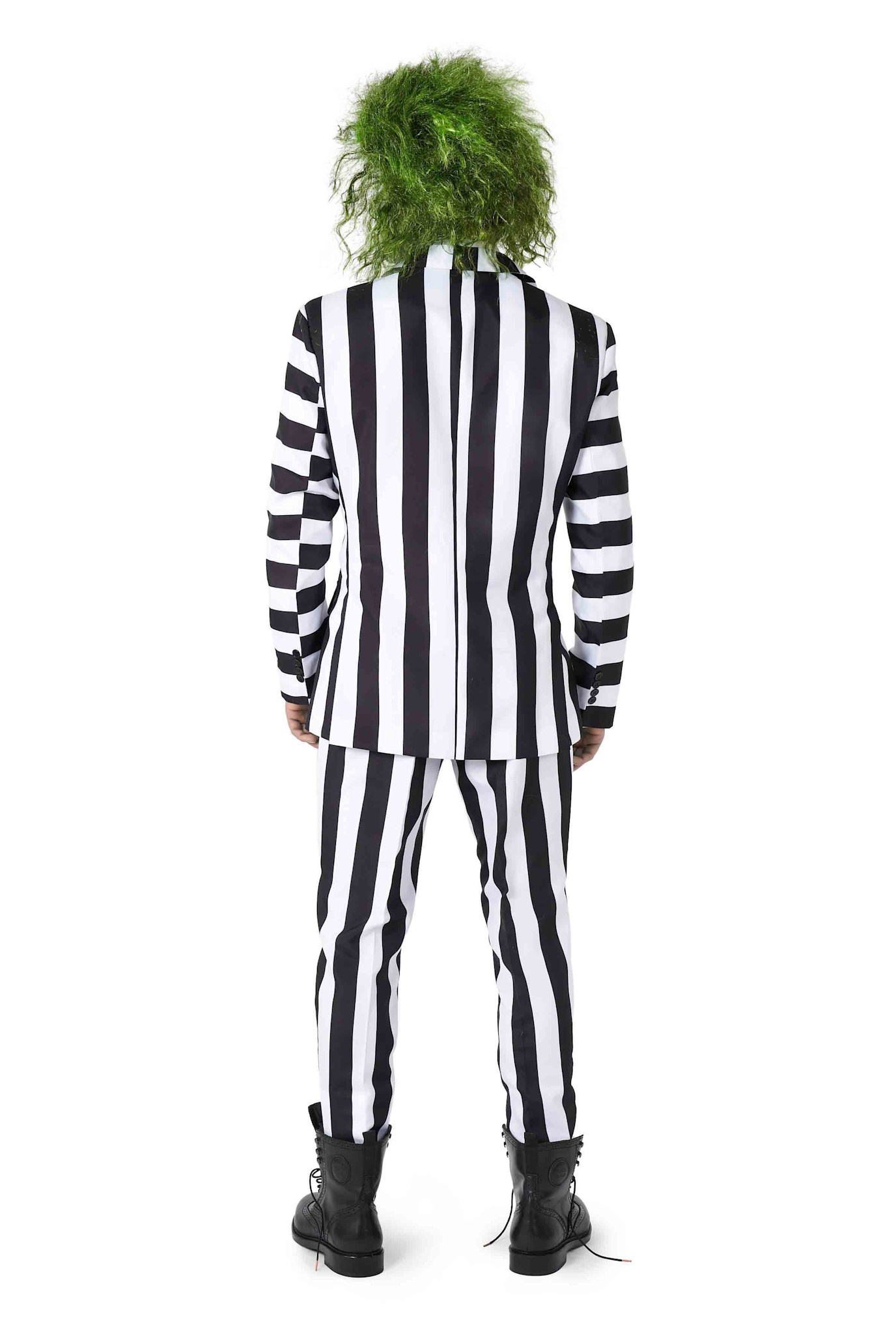 Suitmeister Beetlejuice kostuum zwart wit gestreept