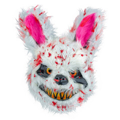 Masker scary konijn wit
