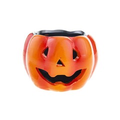 Halloween kaarsenhouder pompoen 9 x 7cm