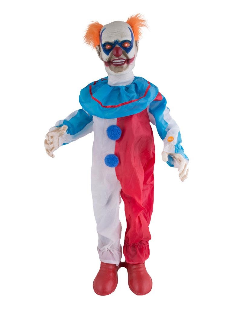 Halloween decoratie bewegende clown 95cm