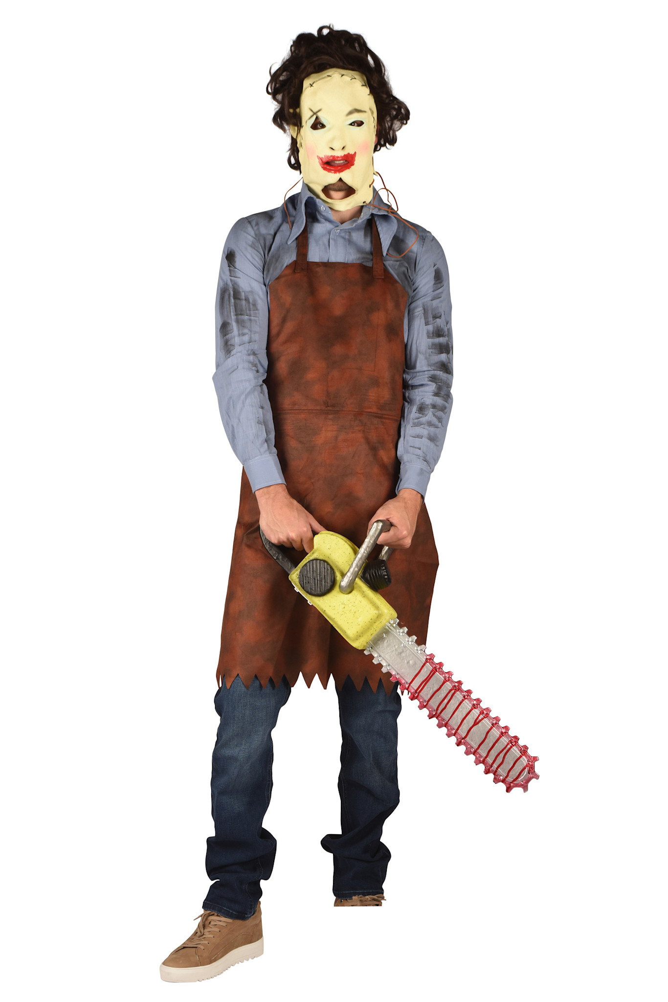 Thetru Schort Leatherface bruin