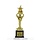 Beste Halloween kostuum trofee goud 22cm heks