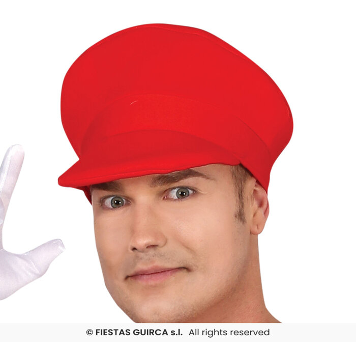 Feestshop.be Loodgieter trein machinist rood blauw Mario