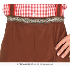 Feestshop.be Lederhose set budget broek en hemd