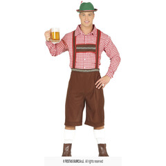 Feestshop.be Lederhose set budget broek en hemd