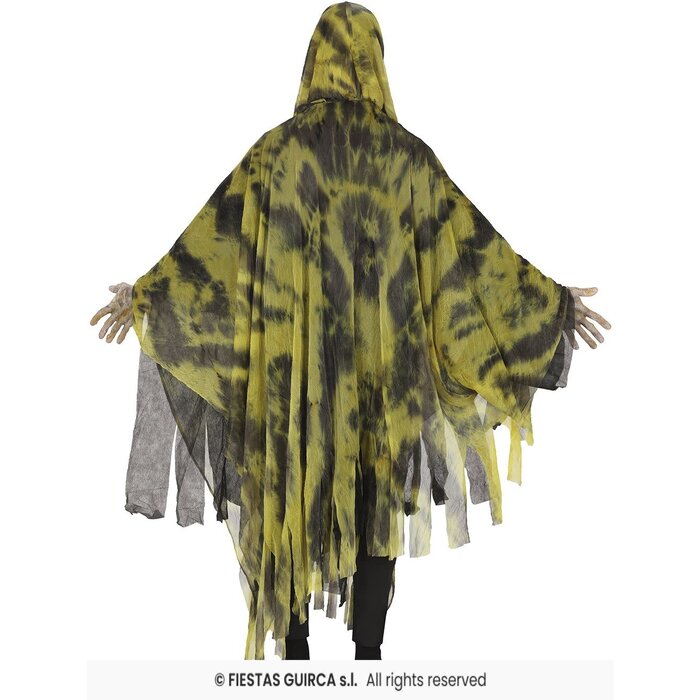 Geest tuniek met kap Halloween geel one size