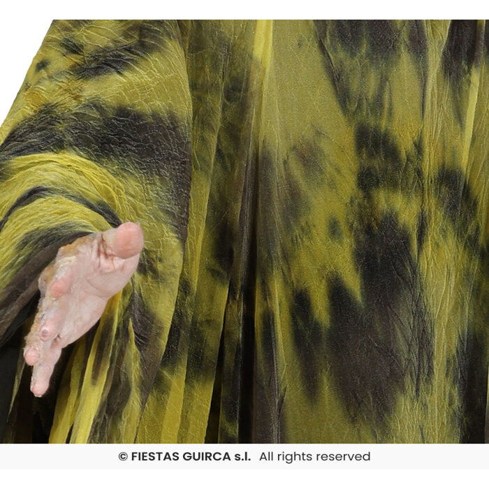 Geest tuniek met kap Halloween geel one size