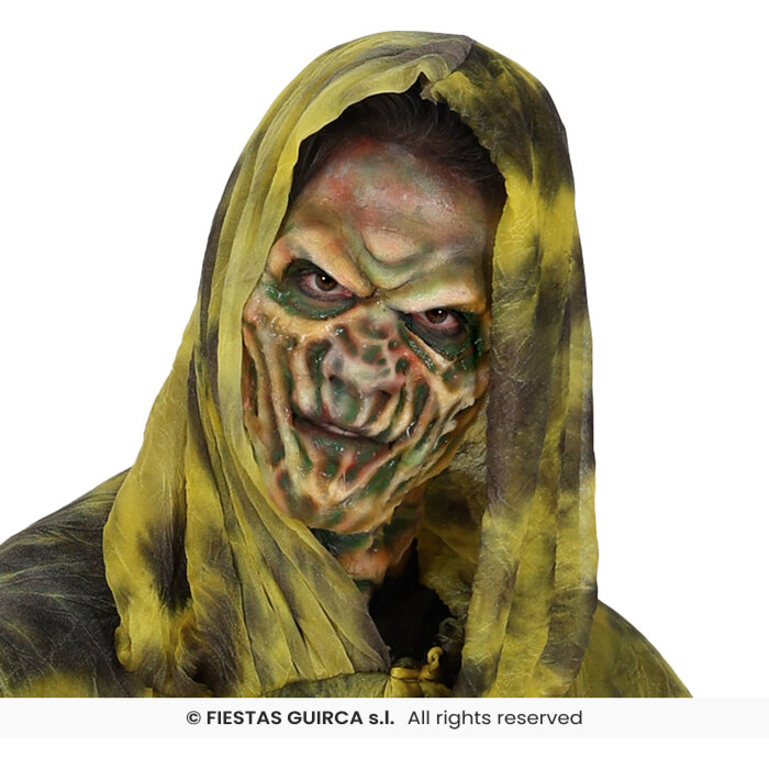 Geest tuniek met kap Halloween geel one size