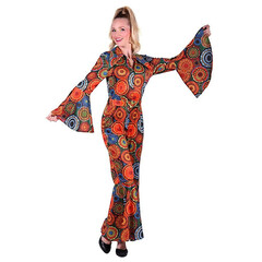 Thetru Hippie catsuit roar flower power jumpsuit dames African