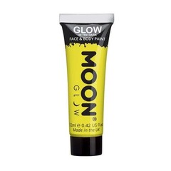 Face & Body paint glow in the dark geel (12ml)