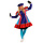 Piet dame Badalona mix van kleuren kleedje