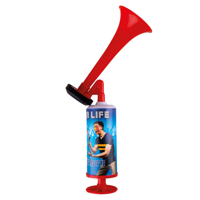 Voetbal toeter op lucht handmatige bediening