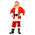 Kerstman kostuum Original style rood wit