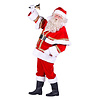 Thetru Luxe kerstman kostuum polyesterfluweel rood wit