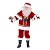 Thetru Kerstman kostuum fluweel luxe rood wit