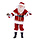 Kerstman kostuum fluweel luxe rood wit