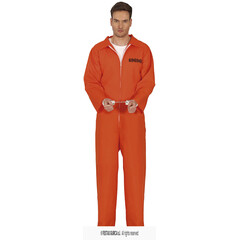 Fiestas Guirca Gevangene man overall oranje