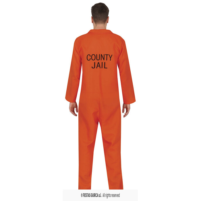 Fiestas Guirca Gevangene man overall  oranje