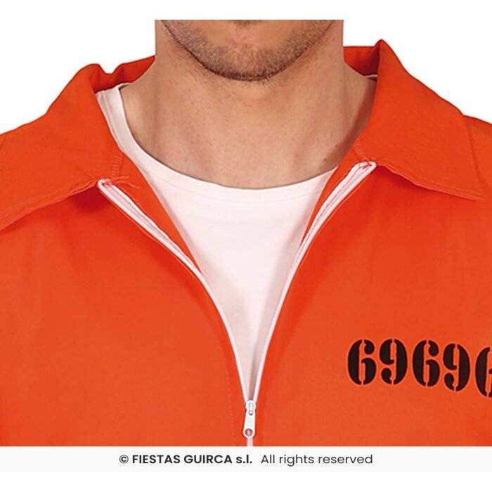 Fiestas Guirca Gevangene man overall  oranje