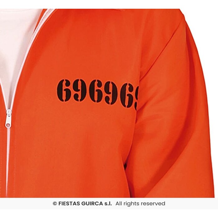 Fiestas Guirca Gevangene man overall  oranje