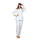 Luxe kapiteinkostuum dames wit navy
