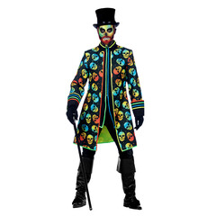 Wilbers & Wilbers Halloween jas neon skull