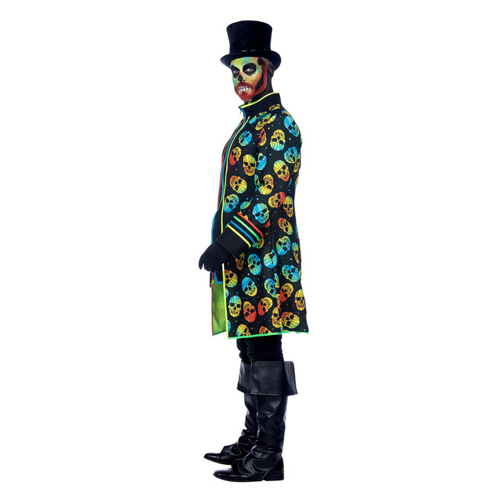 Wilbers & Wilbers Halloween jas neon skull