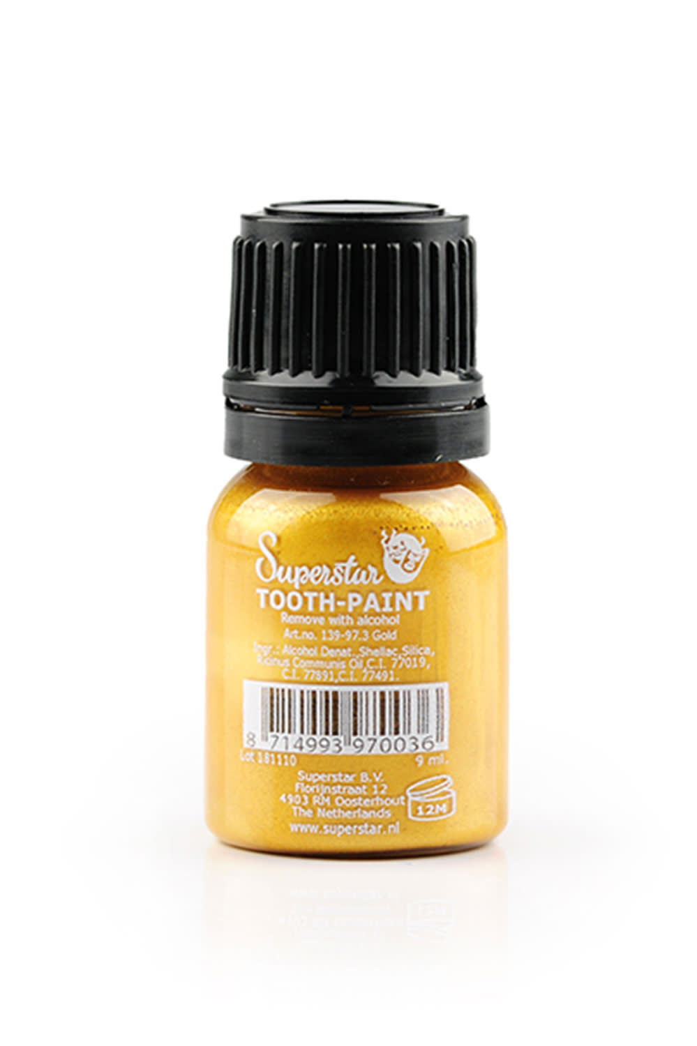 Superstar Tandenlak goud met kwastje 9 ml goud