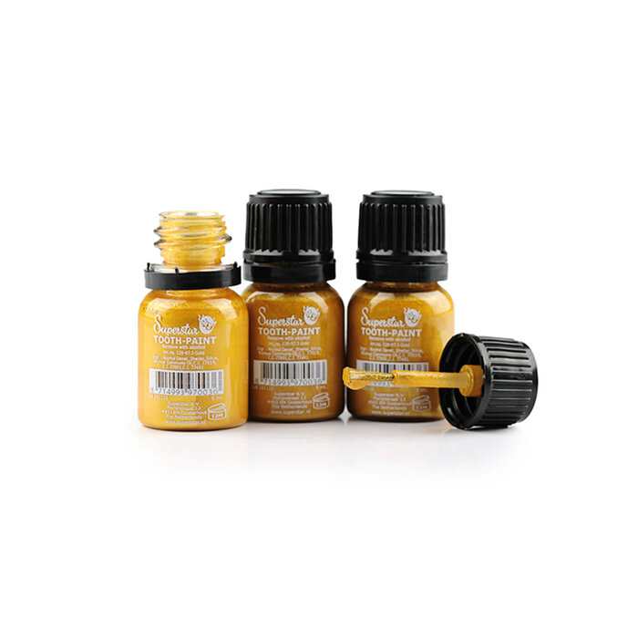 Superstar Tandenlak goud met kwastje 9 ml goud