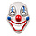 Masker Scary clown met beweegbare kaak pvc