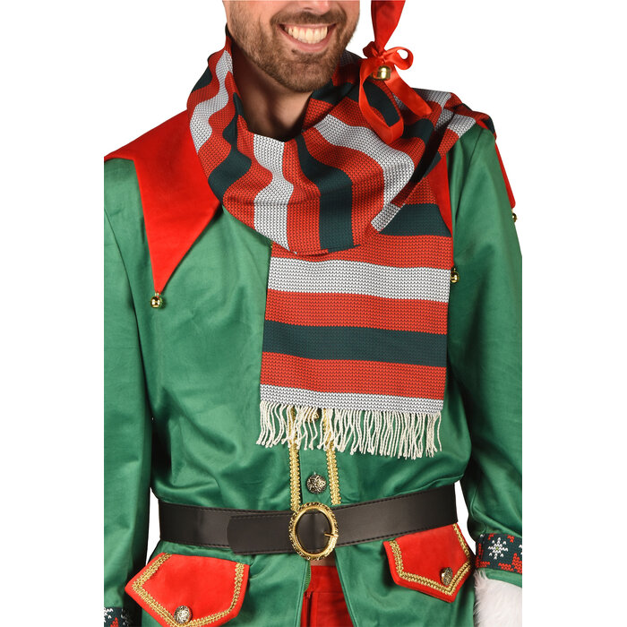 Thetru Elfen kostuum kerst heer rood groen Donato luxe