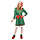 Kerst elf kostuum dames Saltarella groen rood Luxe