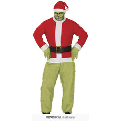 Kerstman luxe groen