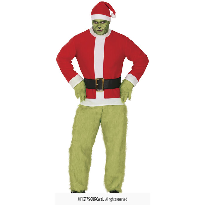 Kerstman luxe groen
