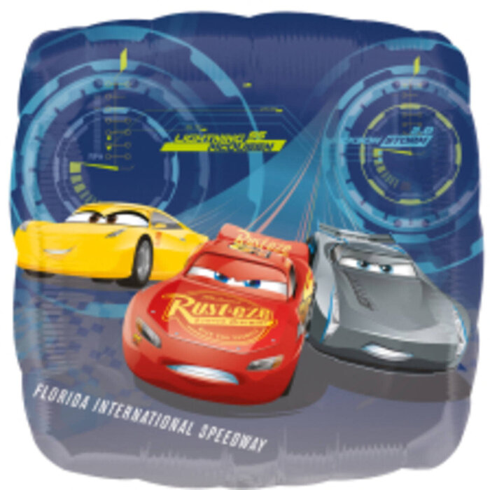 Folieballon – Vierkant – Cars – Lightning McQueen S60 – 43x43 cm