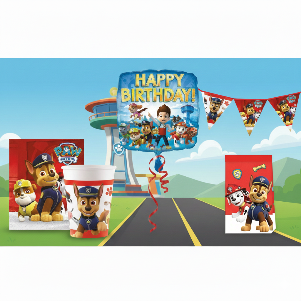 Paw Patrol feest verjaardags versiering