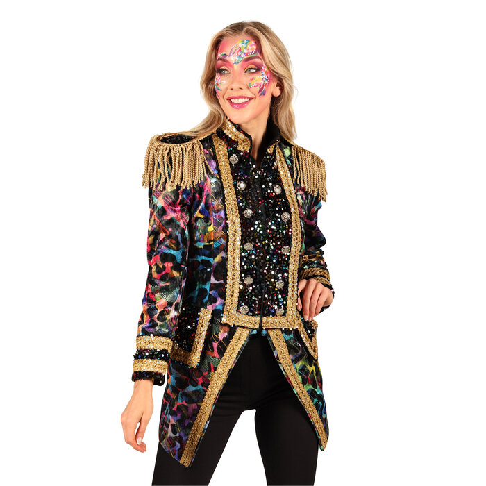 Thetru Carnavalsjas dames Painted Black luxe