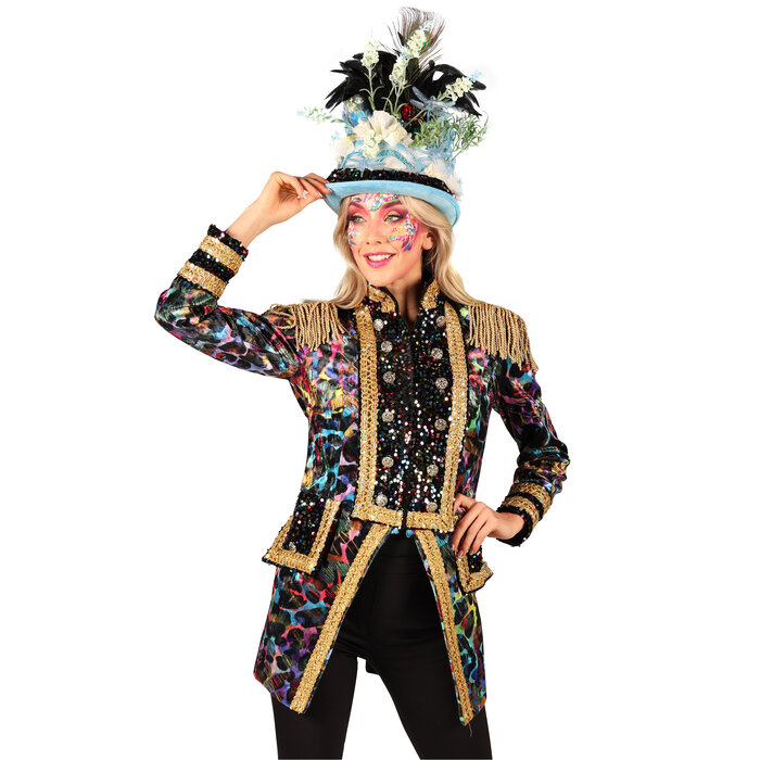 Thetru Carnavalsjas dames Painted Black luxe