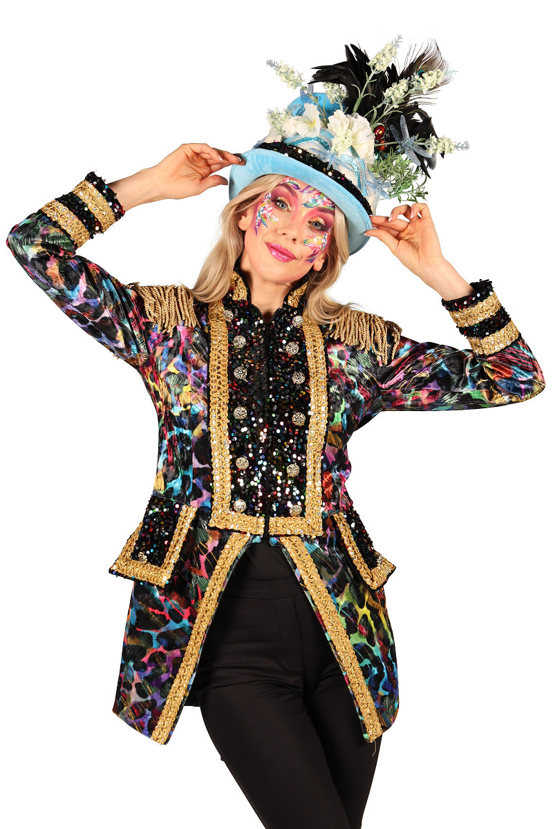 Thetru Carnavalsjas dames Painted Black luxe