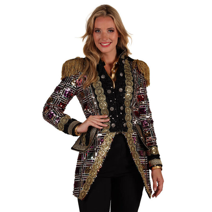 Carnavalsjas dames Sequin Mirror