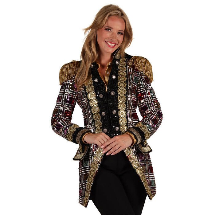 Carnavalsjas dames Sequin Mirror