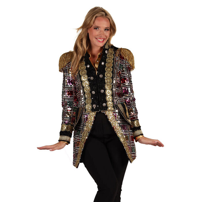 Carnavalsjas dames Sequin Mirror