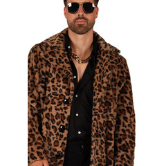 Bontjas heren cool pimp panterprint