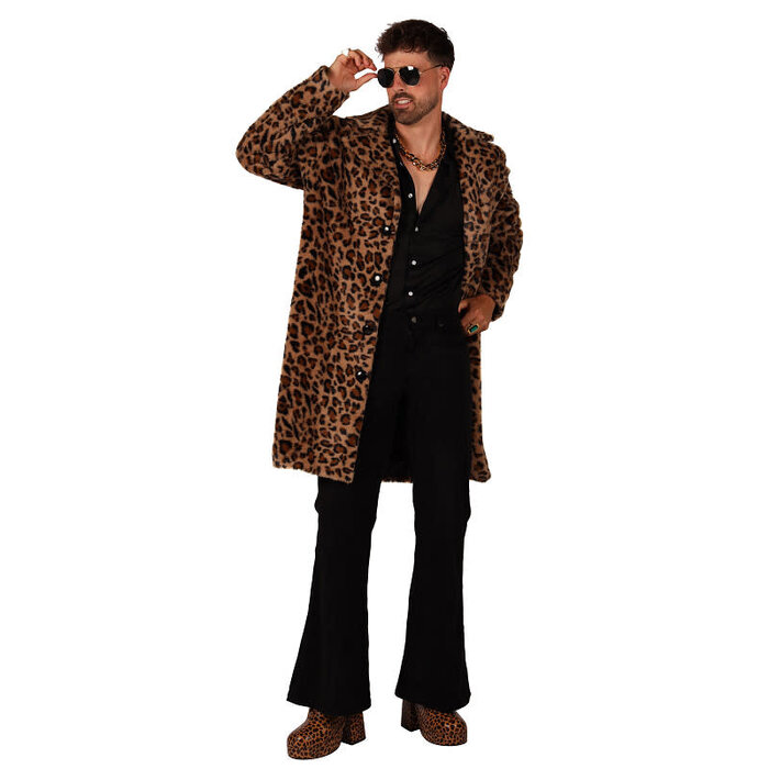 Bontjas heren cool pimp panterprint