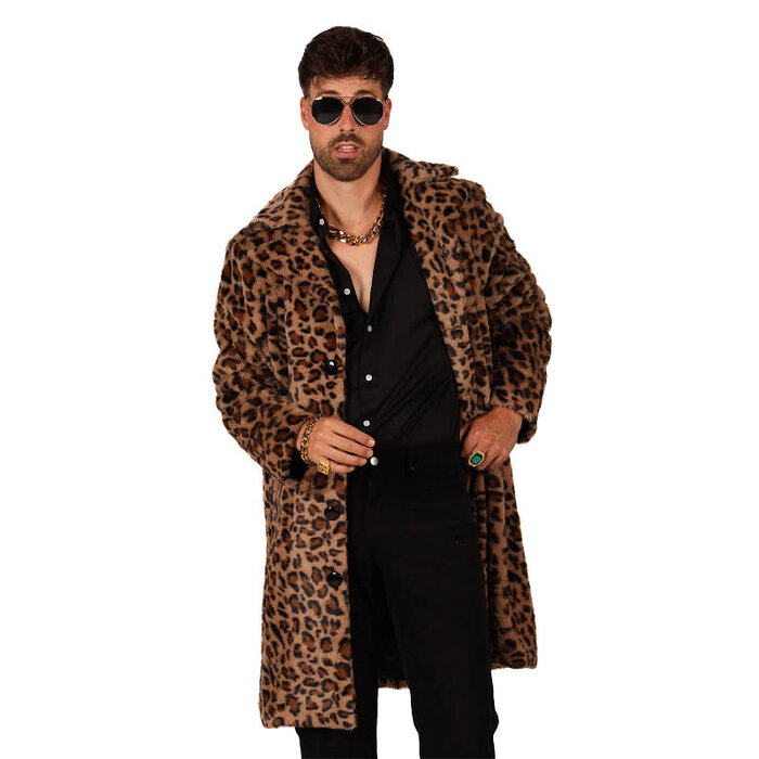 Bontjas heren cool pimp panterprint