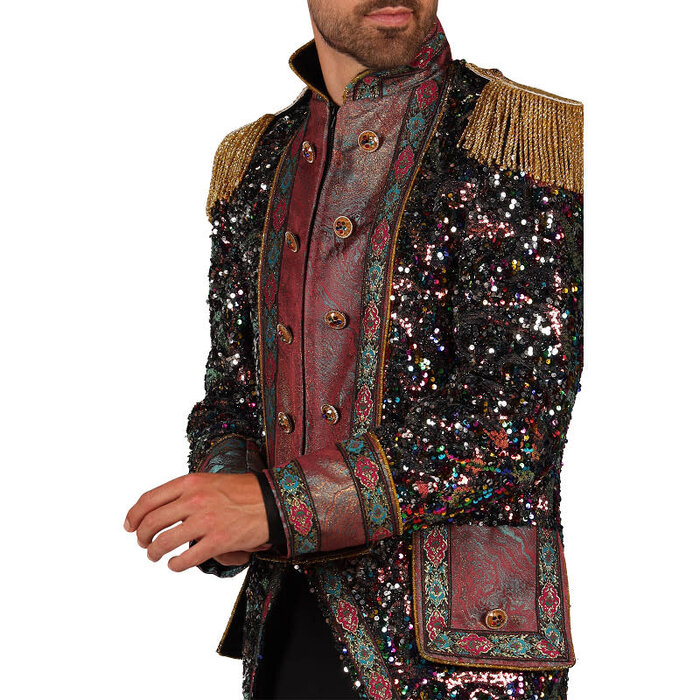 Carnavalsjas heren sequin party