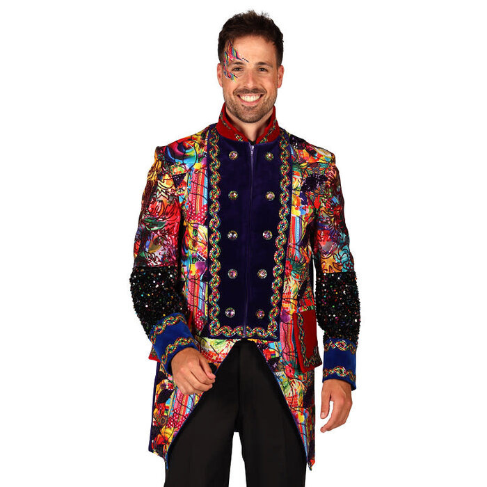 Carnavalsjas heren Fiesta Carnavale multicolor